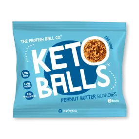 The Protein Ball Co Keto Ball Snack 20x25g Peanut Butter Blondies