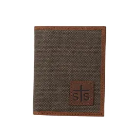 The STS Foreman Canvas Hidden Cash Wallet