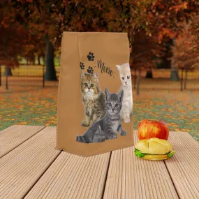 Three Persian Cats Meow POD Cat  Polyester Lunch Bag