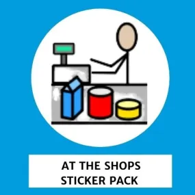 TomTag Sticker Pack - At The Shops