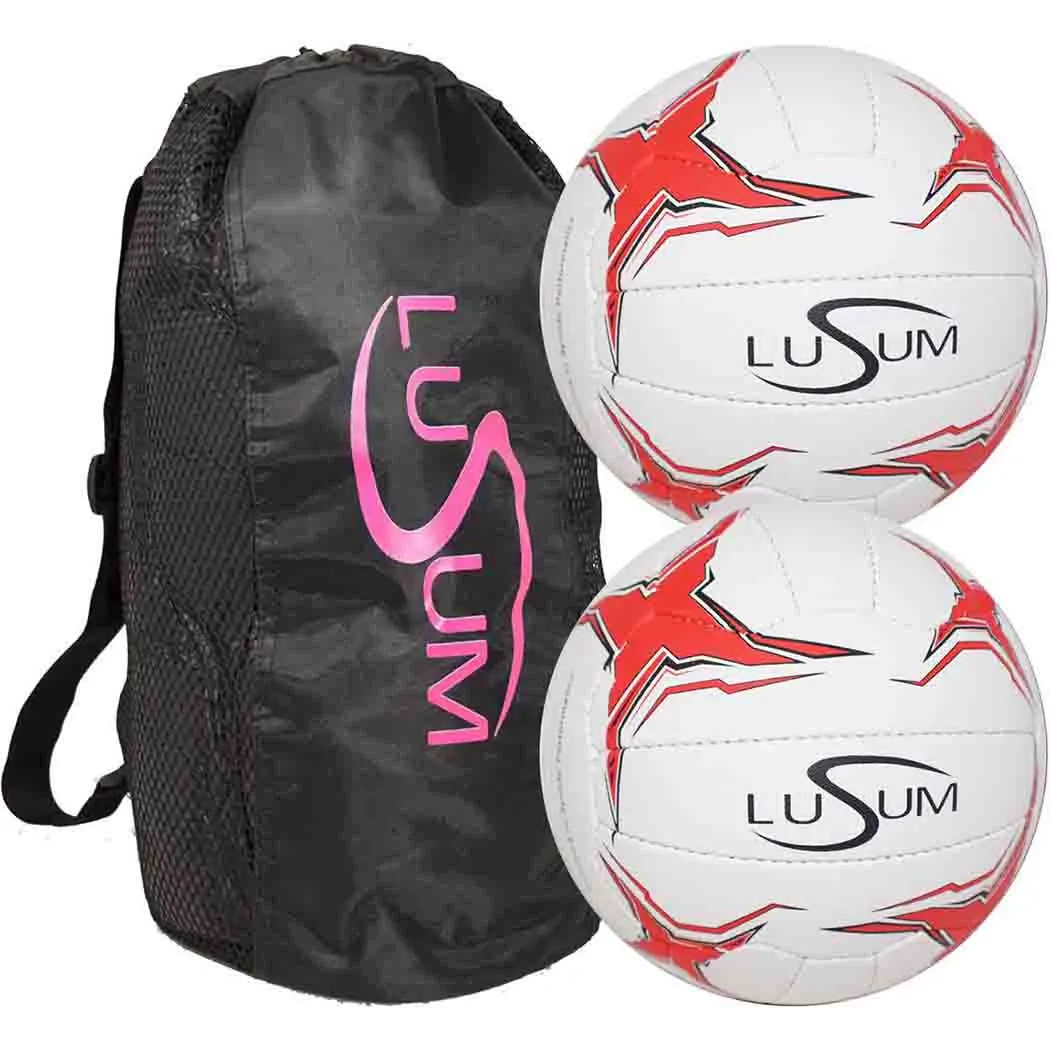 Training Netball - Lusum Optio - Twin Pack - Sizes 4 & 5