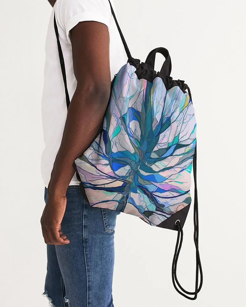 Tree of Color Canvas Drawstring Bag