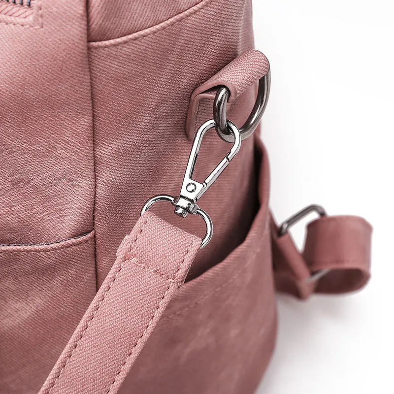 Trendy Personalized Leather Backpack