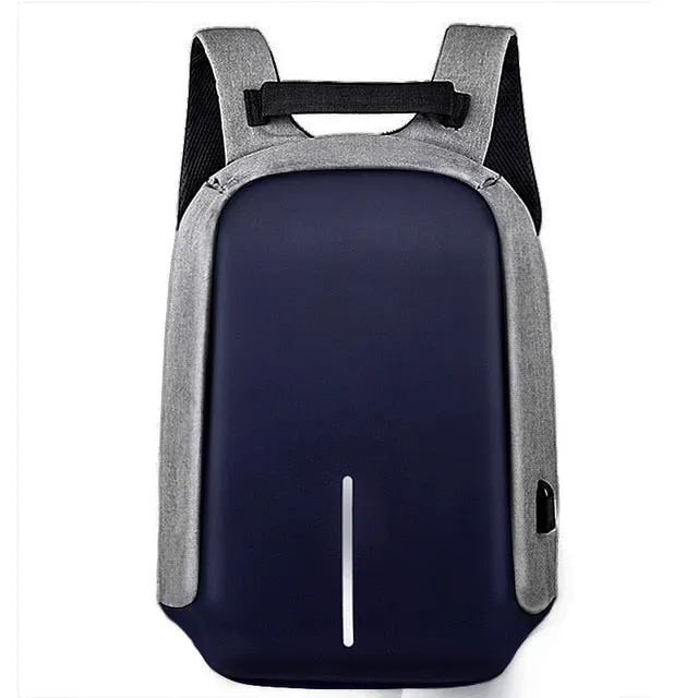 Unisex Backpack Laptop Bag Anti-theft USB Port