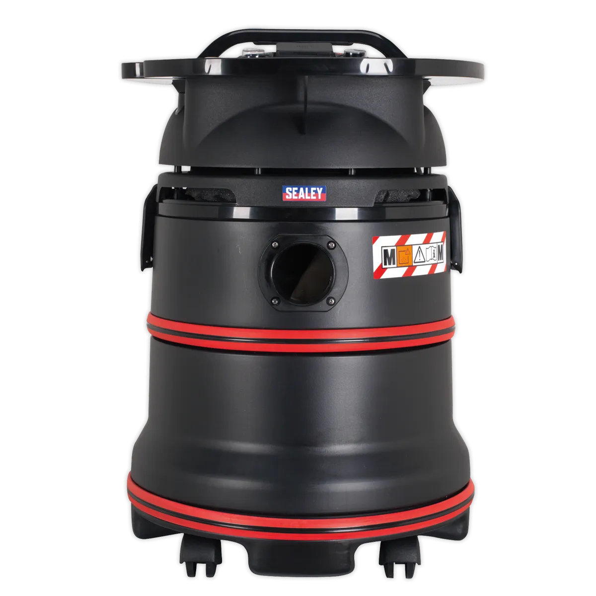 Vacuum Cleaner Industrial Wet/Dry 35L 1200W/230V Plastic Drum Class M Filtration Self-Clean Filter