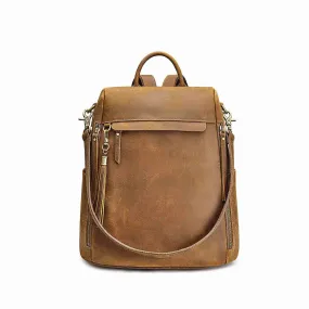 Vintage Leather Backpack