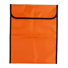 Warwick Homework Bag Fluoro Orange Large Velcro