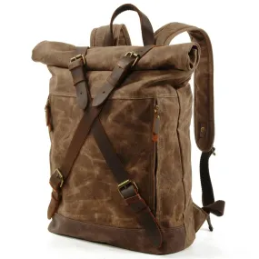 Waterproof Canvas Men's Cool Backpack CBMOS53 Hiking Outdoor Travel bag