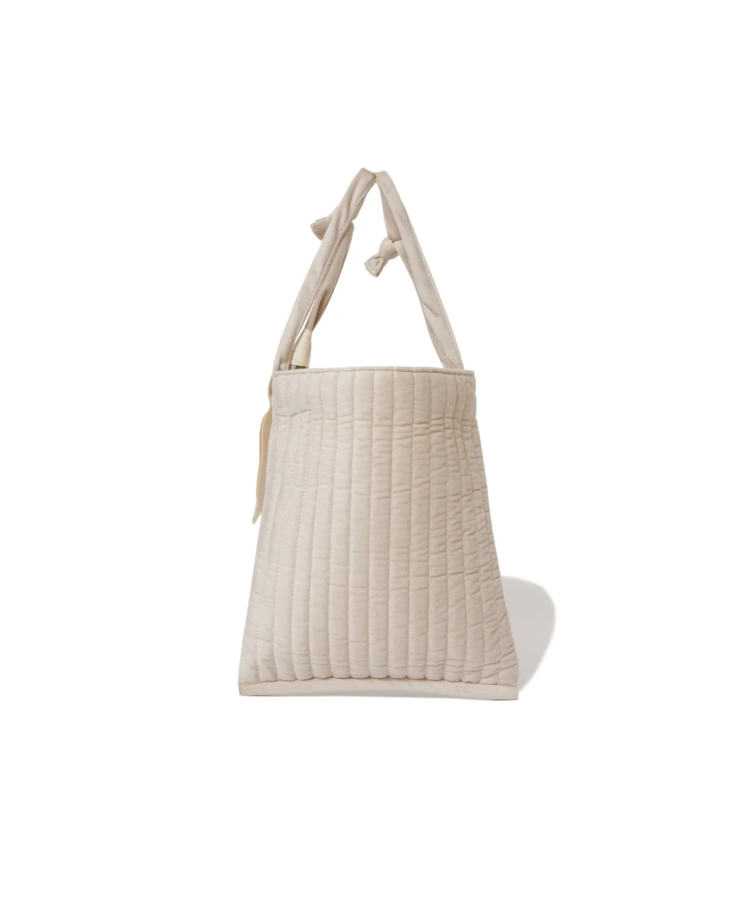 【WOMEN】beej Velour quilting mini bag