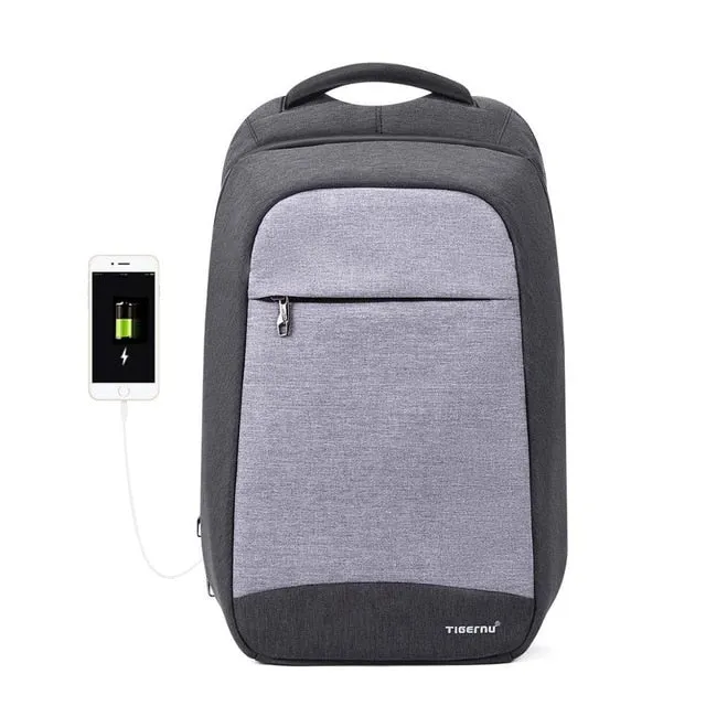 Women's Anti-Theft Laptop Backpack with USB Charging