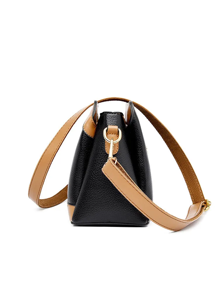 Women's Bag New Fashion Middle-aged Women's Shoulder Bag Large Capacity Genuine Leather Mother-in-law Crossbody Small Bag