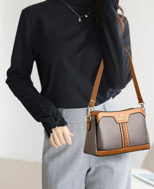 Women's Bag New Fashion Middle-aged Women's Shoulder Bag Large Capacity Genuine Leather Mother-in-law Crossbody Small Bag