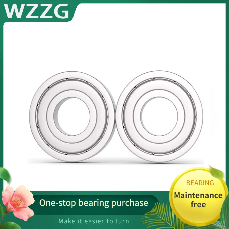 WZZG Maintenance-free bearing 6200ZZ size 10*30*9mm (6PC/lot) dust-proof and mud-proof straw bag harvester