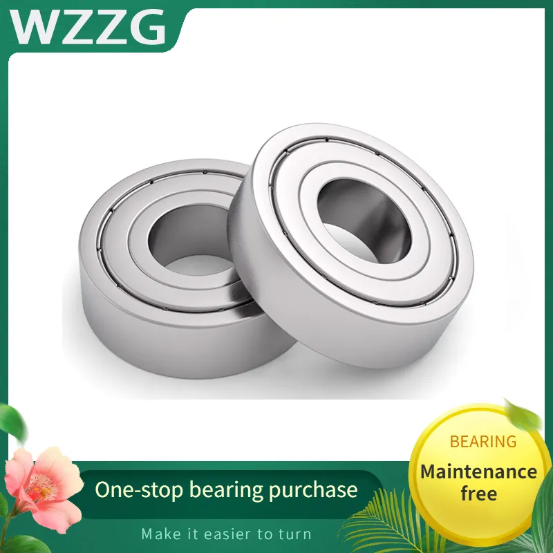 WZZG Maintenance-free bearing 6200ZZ size 10*30*9mm (6PC/lot) dust-proof and mud-proof straw bag harvester