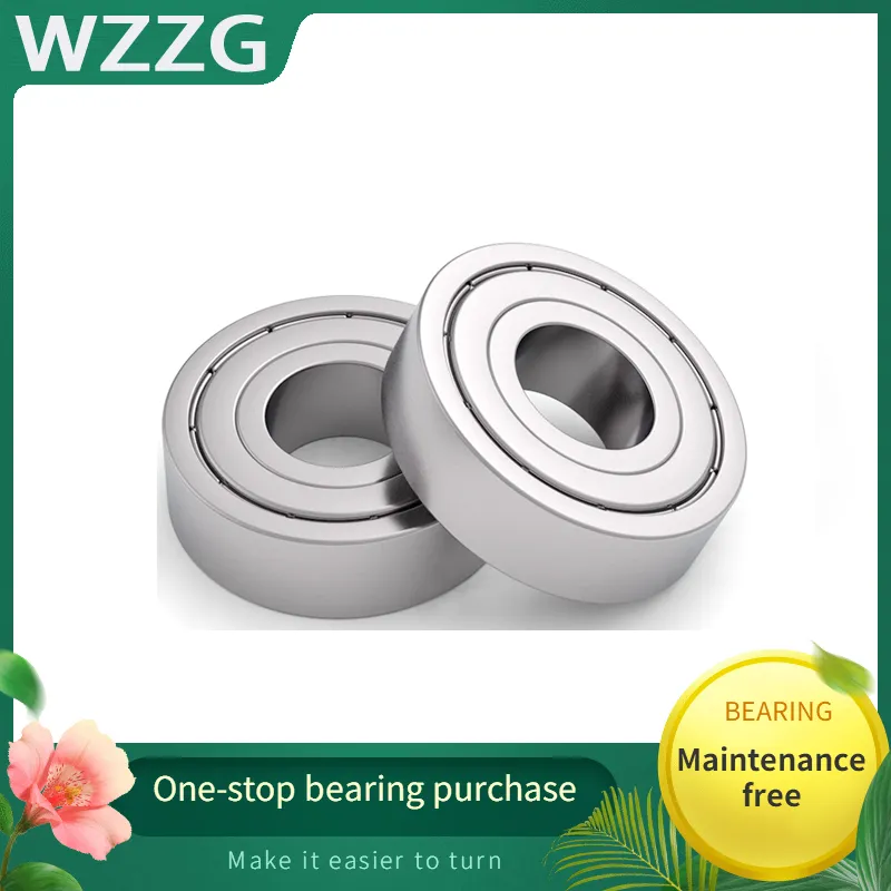 WZZG Maintenance-free bearing 6200ZZ size 10*30*9mm (6PC/lot) dust-proof and mud-proof straw bag harvester