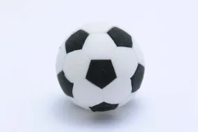 X 381901 BLACK & WHITE SOCCER BALL ERASER-DISCONTINUED