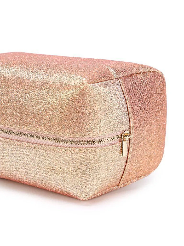 Zipper Glitter Cosmetic Bag